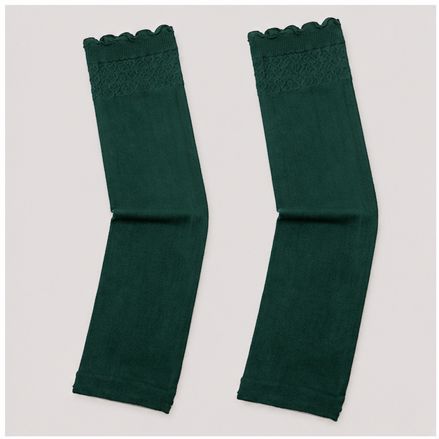 Outdoor Arm Sleeves for Women Polyester Long Arm Sleeves for Sun Protection - front view