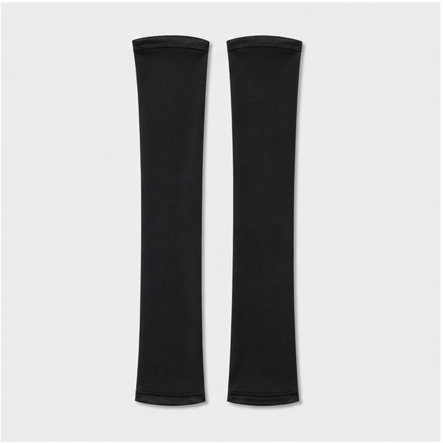 Thermal Fleece Arm Warmer Elastic Warm Arm Elbow Sleeves Winter Elbow Length Fingerless Elbow Support Brace Arm Wrist Protector Long Sleeve Warmers Muffs for Women Men Cycling, Arthritis Pain Relief - back view