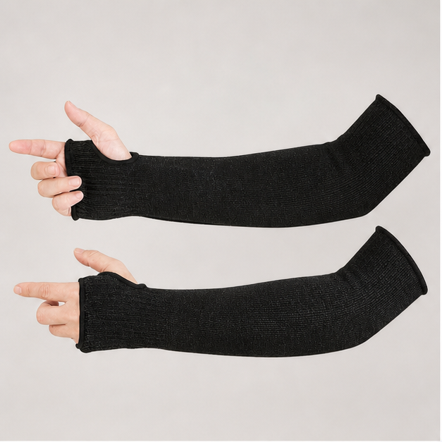 Arm Sleeves Arm Protectors Cut Heat Burn Resistant Sleeve,Anti Abrasion for Thin Skin and Bruising Garden Kitchen Farm - front view